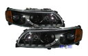 ボルボ ヘッドライト For Volvo S60/V70 2001-2004 Styling Glass Headlight Black Bezel LHD 2001-2004ボルボS60 / V70のためのスタイリングガラスヘッドライトブラックベゼルLHD