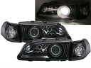 ボルボ ヘッドライト V70/XC70 1996-2000 GLASS Projector Headlight Headlamp CORNER BLACK for VOLVO RHD VOLVO RHD用V70 / XC70 1996年から2000年GLASSプロジェクターヘッドライトヘッドライトCORNER BLACK
