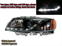 ボルボ ヘッドライト S60/V70/XC70 PRE-FACELIFT 2001-2004 Projector LED R8 HEADLIGHT Black for VOLVO VOLVOのためのS60 / V70 / XC70 PRE-改築2001年から2004年プロジェクターLED R8ヘッドライトブラック