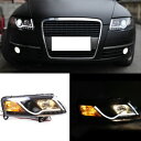 アウディ ヘッドライト For Audi A6 2005-2008 Right & Left HID Xenon Headlight Assembly LED DRL SET アウディA6 2005年から2008年右&左HIDキセノンヘッドライトアセンブリのLED DRLセット用