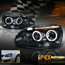 フォルクスワーゲン ヘッドライト VOLKSWAGEN 2006-2008 VW MK5 Jetta Golf Rabbit Halo Projector LED Headlight Black VOLKSWAGEN 2006-2008 VW MK5ジェッタゴルフラビットヘイロープロジェクターLEDヘッドライトブラック