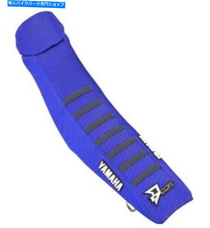シート ヤマハYZ 250 F 14-18 450 14-17のためのDCORシートカバースターブルーダークグレーリブ Dcor Seat Cover Star Blue Dark Grey Ribs For Yamaha YZ 250 F 14-18 450 14-17
