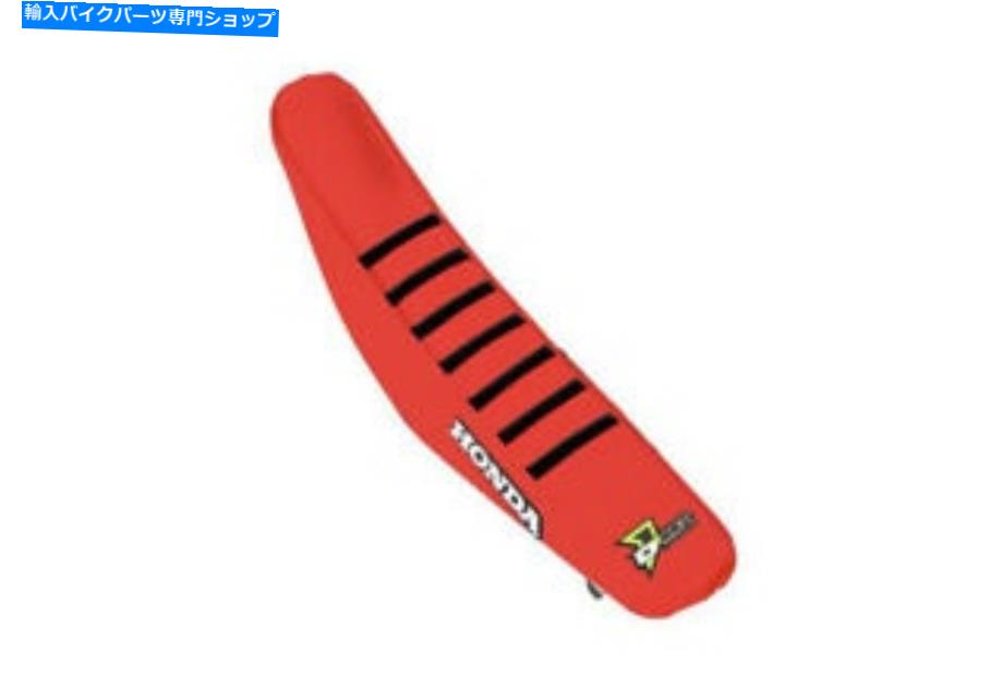 シート 17-20ホンダCRF450R CRF 450R RX＆18-20 CRF 250R用D CORシートカバーRibs D COR Seat Cover Red W/Ribs For 17-20 Honda CRF450R CRF 450R RX & 18-20 CRF 250R