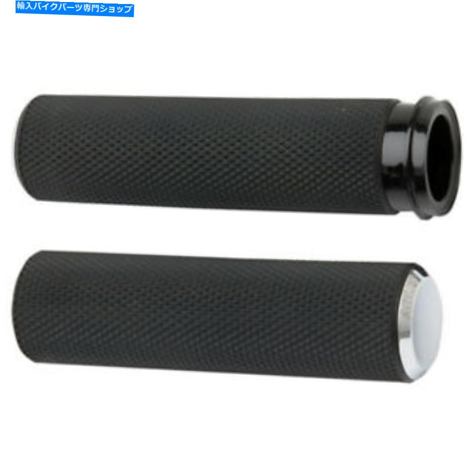 クロームパーツ 2008-2018ハーリースロットルバイワイヤーのためのArlen Ness Chrome Knurled Fusion Grips Arlen Ness Chrome Knurled Fusion Grips for 2008-2018 Harley Throttle-By-Wire