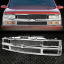 シボレー CHEVY C10 グリルガード FRONT BUMPER CHROME ABS MESHED GRILLE GUARD FOR 94-00 CHEVY C10 C/K/TAHOE/BLAZER 94から00 CHEVY C10 C / K / TAHOE / BLAZER FOR FRONT BUMPER CHROME ABS噛み合っグリルガード