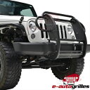 Jeep ジープ グリルガード 07-16 Jeep Wrangler JK Grille Guard Bull Bar Grille Saver Bumper Brush Guard 7月16日ジープ・ラングラーJKグリルガードブルバーグリルセーバーバンパーブラシガード