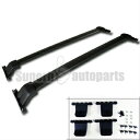 クロスバー For 2009-2012 Honda Pilot Roof Top Rack Aluminum Cross Bar Black 2009-2012ホンダパイロットルーフトップ用アルミクロスバーブラックラック