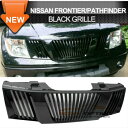 Nissan Pathfinder グリル For 05-07 Nissan Pathfinder Frontier Grill Grille Black 05から07のための日産パスファインダーフロンティアグリルグリルブラック