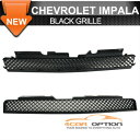 Chevrolet Impala グリル 06-11 Chevy Impala Monte Carlo Upper Hood Mesh Grille Black ABS LT LS SS Ltz 06-11シボレーインパラモンテカルロアッパーフードメッシュグリルブラックABS LT LS SS LTZ