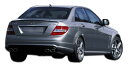 USパーツ 08-14メルセデスCクラスC63ルーフDuraflexリアボディキットバンパー!!! 107192 08-14 Mercedes C Class C63 Look Duraflex Rear Body Kit Bumper!!! 107192