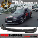 USパーツ 92-98 BMW E36 3シリーズM Tech Msportフロントバンパーリップ未塗装ブラック - ウレタン 92-98 BMW E36 3 Series M Tech Msport Front Bumper Lip Unpainted Black - Urethane