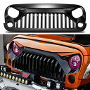 USグリル Iguana Customs GladiatorマットブラックグリルグリルジープJK wrangler 2007-2017 Iguana Customs Gladiator Matte Black Grille Grill Jeep JK wrangler 2007-2017