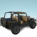 幌 ジープサントップ97-06ラングラーTJカーキダイヤモンド Jeep Sun Top for 97-06 Wrangler TJ in Khaki Diamond