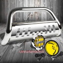 グリル クロームブルグリルガード+クロムハウスアンバーレンフォッグライトforホンダ09-15パイロット Chrome Bull Grille Guard+Chrome House Amber Len Fog Light For Honda 09-15 Pilot