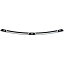 風防 ハーレーバットウィング96-31用のKlock Werks FlareシリーズブラックFLWウィンドシールドトリム Klock Werks Flare Series Black FLW Windshield Trim for Harley Batwing 96-13