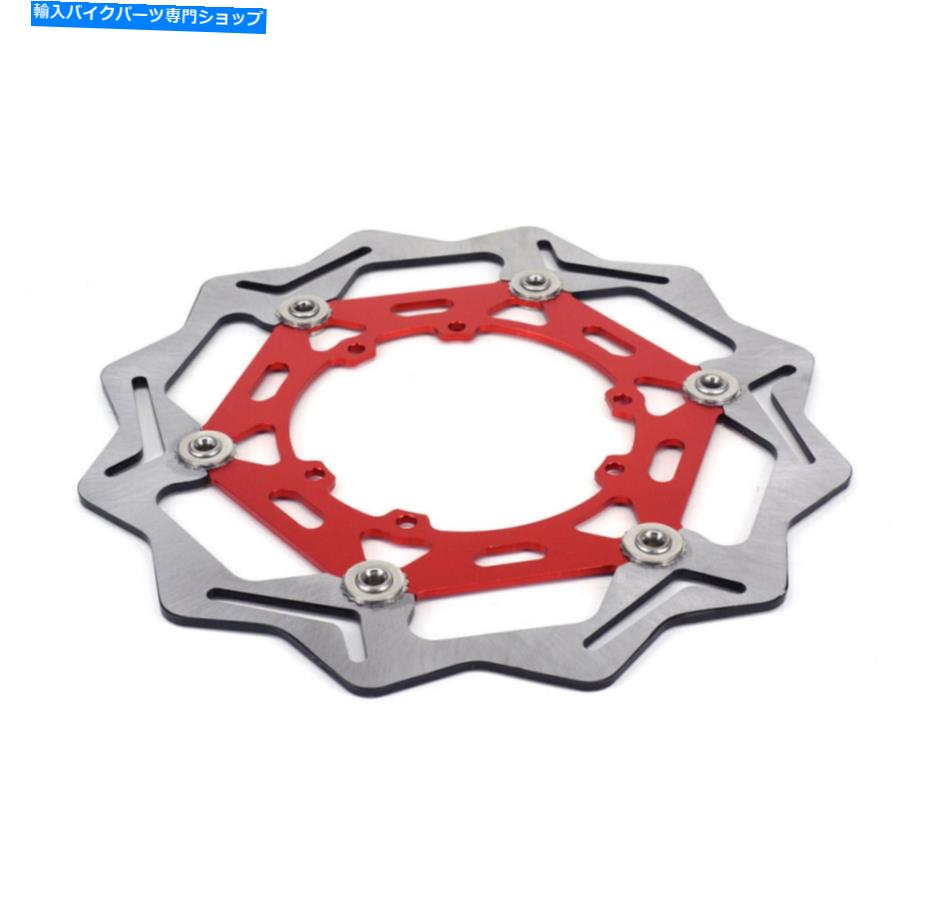 front brake rotor CRF450X 450R CR250R CR125R CR125Rのための270mm前面赤いフローティングブレーキディスクローター 270MM Front Red Floating Brake Disc Rotor For CRF450X 450R CR250R CR125R CR500R