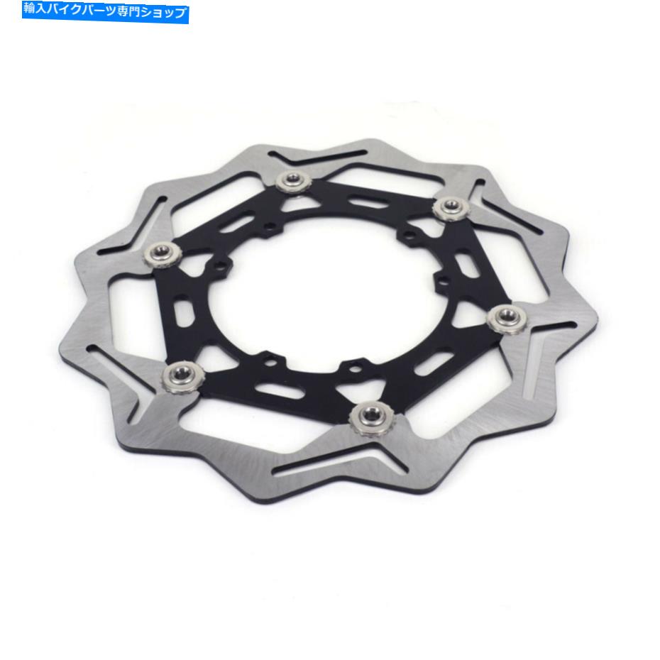 front brake rotor CRF250X CRF450X 2004-2012用CNCブラックオートバイステンレスブレーキディスク CNC Black Motorcycle Stainless Steel Brake Disc For CRF250X CRF450X 2004-2012
