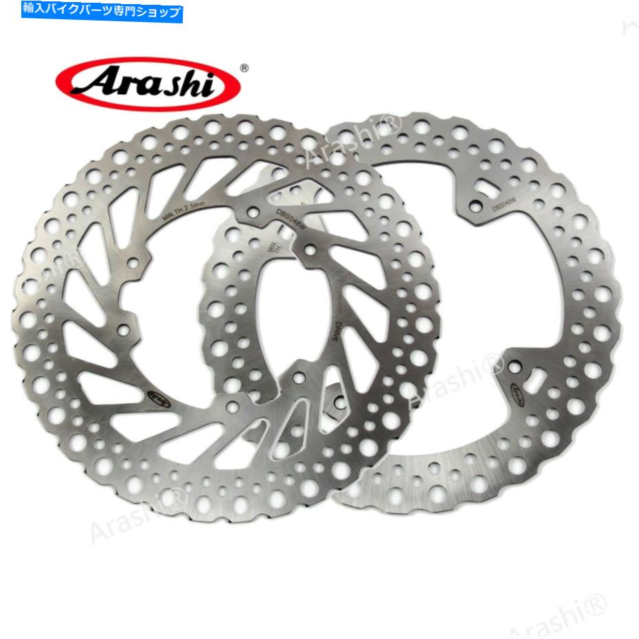 front brake rotor フロントリアブレーキディスクローターフィットホンダCR125R CR125E 2002 - 2008 2007 2006 2005 Front Rear Brake Discs Rotors Fit Honda CR125R CR125E 2002 - 2008 2007 2006 2005