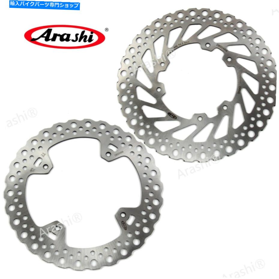 front brake rotor フロントリアブレーキディスクローターフィットホンダCR250R CR250E 2002 - 2008 2003 2004 2004 Front Rear Brake Discs Rotors Fit Honda CR250R CR250E 2002 - 2008 2003 2004 2005