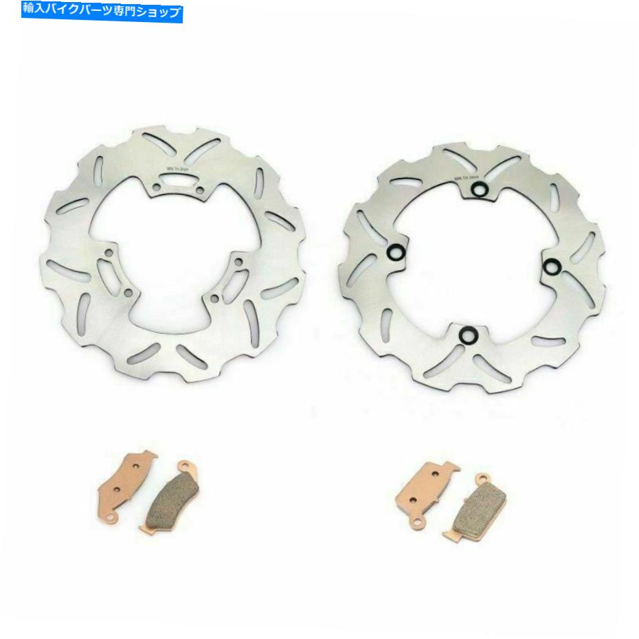 front brake rotor ホンダCR125R 1998-2001フロントリアブレーキローターディスク+パッドCR250R 1997-2001 For Honda CR125R 1998-2001 Front Rear Brake Rotors Discs + Pads CR250R 1997-2001