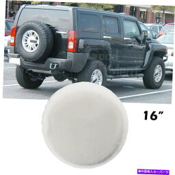 rear wheel tire cover ホワイトレザーホイール<strong>スペアタイヤカバー</strong>16インチ<strong>ハマー</strong>H3 2006-2010 29 