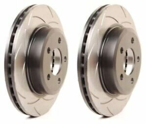brake disc rotor DBAフロントスロット付きストリートブレーキローターペア2004-2017 Subaru Impreza STIに向けてセット DBA FRONT SLOTTED STREET BRAKE ROTORS PAIR SET FOR 2004-2017 SUBARU IMPREZA STI