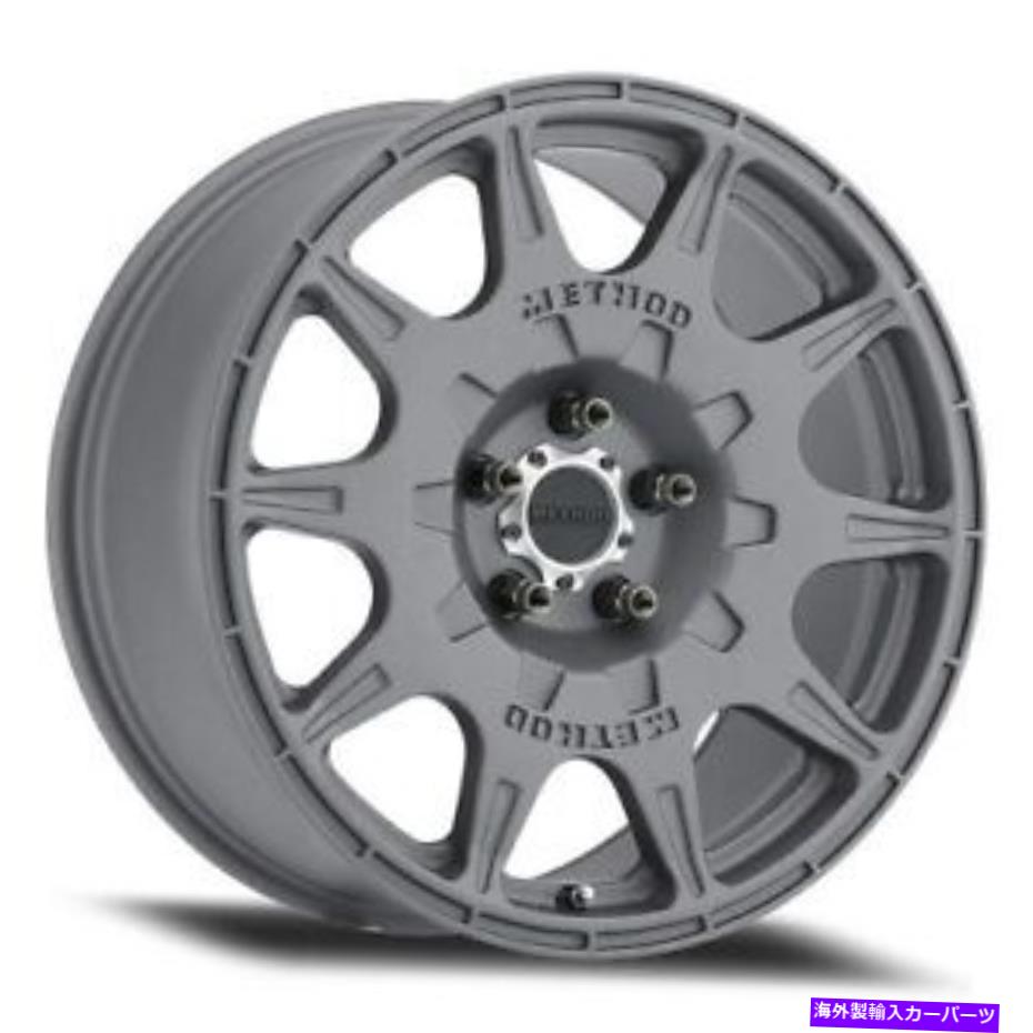 ホイール　4本セット 17x8メソッドMR502ラリーチタンホイール5x100（38mm）セット4 17x8 Method MR502 Rally Titanium Wheels 5x100 (38mm) Set of 4