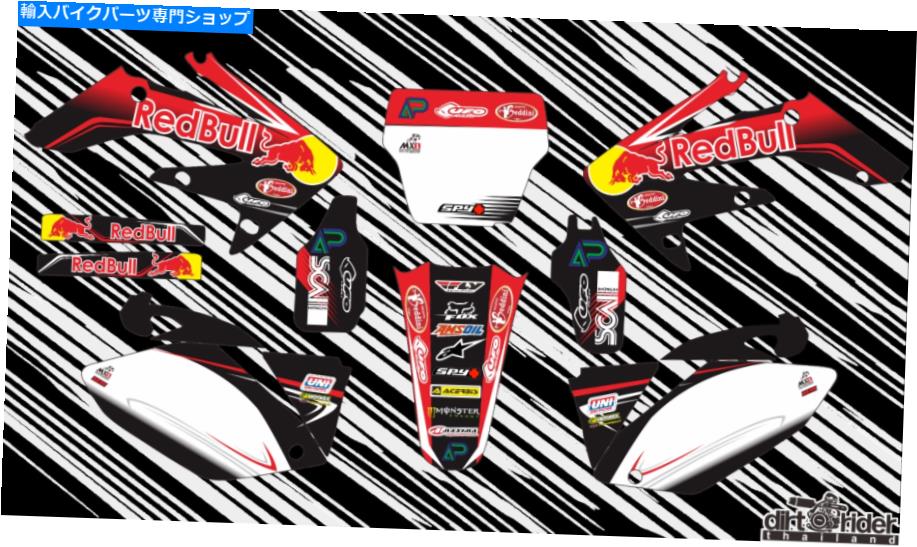 Graphics decal kit 588ホンダCRF 250 2004 2005デカールステッカーグラフィックキット 588 HONDA CRF 250 2004 2005 DECALS STICKERS GRAPHICS KIT
