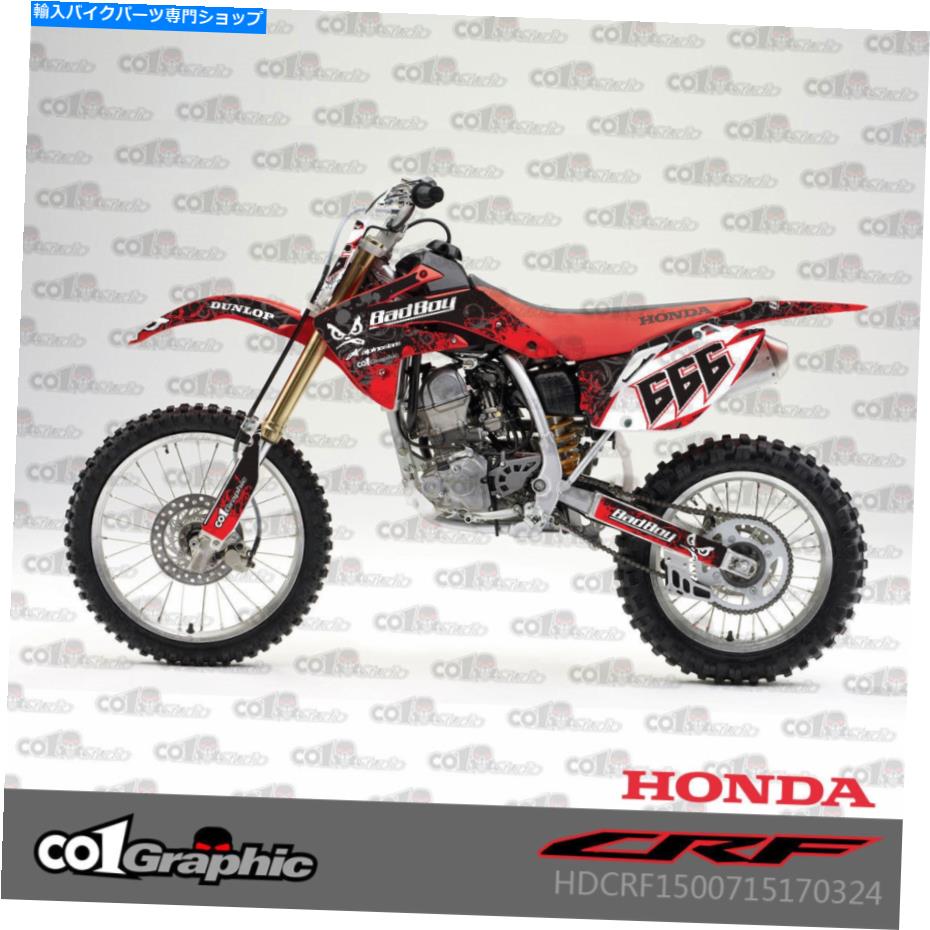 Graphics decal kit グラフィックスデカールステッカーホンダCRF150R 2007-2022用のフルキット GRAPHICS DECALS STICKERS FULL KIT FOR HONDA CRF150R 2007-2022