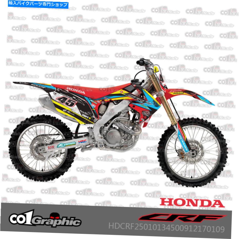 Graphics decal kit グラフィックデカールステッカーキットホンダCRF250R 2010-2013 CRF450R 2009-2012 GRAPHICS DECALS STICKERS KIT FOR HONDA CRF250R 2010-2013 CRF450R 2009-2012