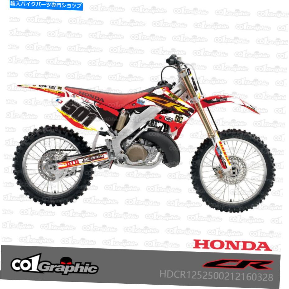 Graphics decal kit グラフィックデカールステッカーホンダCR125R CR250R 2002-2012用のフルキット GRAPHICS DECALS STICKERS FULL KIT FOR HONDA CR125R CR250R 2002-2012