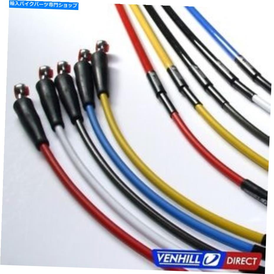 Hoses 2014ホンダCRF250Rフロント +リアベンヒルによるリア編組ステンレスSSブレーキライン 2014 Honda CRF250R Front + Rear Braided Stainless SS Brake Lines by Venhill