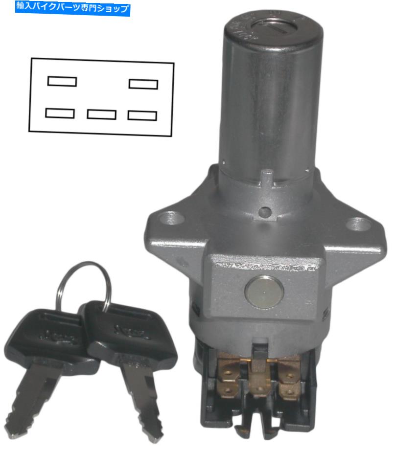 Switches ハイレベルイグニッションスイッチ5ワイヤ735725ホンダCB 750 F2（DOHC）1982 Hi-Level Ignition Switch 5 Wires 735725 Honda CB 750 F2 (DOHC) 1982