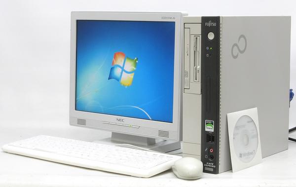 富士通 FMV-D5120■15液晶セット Win7Pro(MRR)付【中古パソコン】