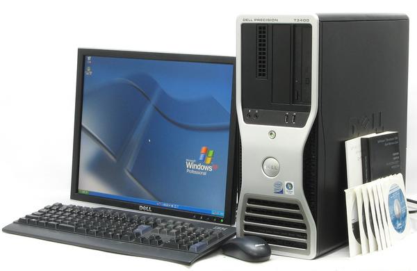 DELL PrecisionT3400-E7400DT■19液晶セット【中古パソコン】