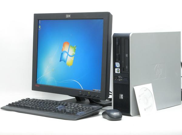 HP Compaq dc7900SFF-E8400■20液晶セット Win7Pro(MRR)付【中古パソコン】