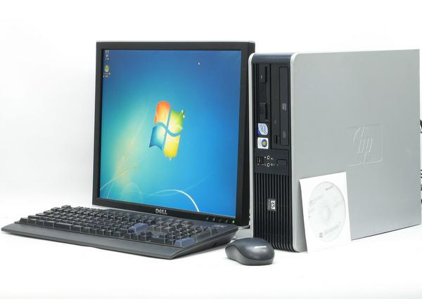 HP Compaq dc7900SFF-E8400■19液晶セット Win7Pro(MRR)付【天地大乱/シールオンライン 推奨中古パソコン★特典アイテム付き】【中古パソコン】