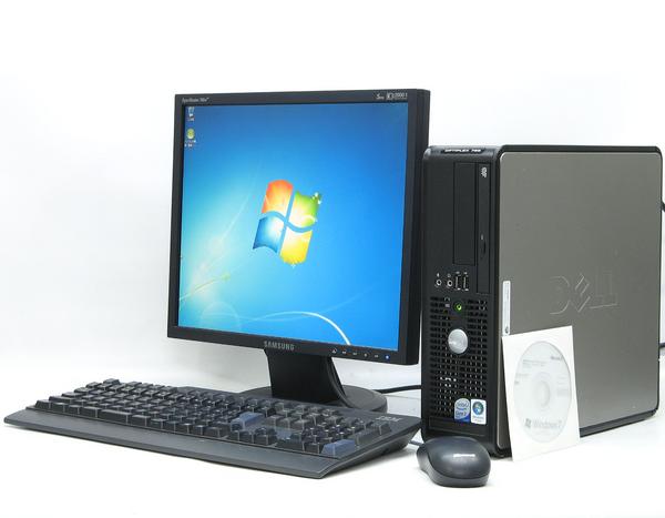 DELL Optiplex 755-E6750SF■17液晶セット Win7Pro(MRR)付【シールオンライン 推奨中古パソコン★特典アイテム付き】【中古パソコン】【中古】