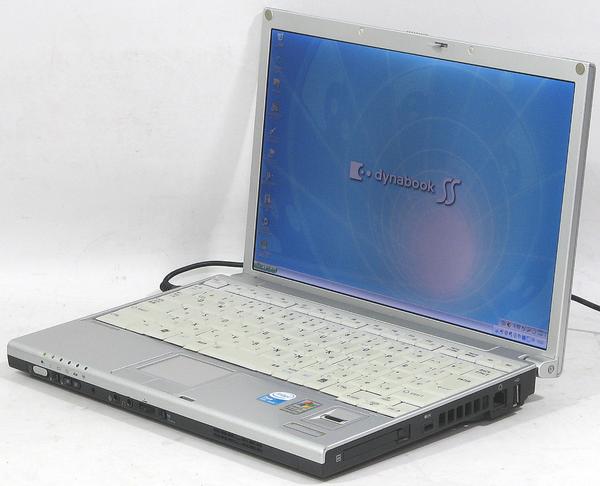  dynabook SS S31 120S/2W/CoreSolo/12C`Ch/USB2.0/PCMCIA/SD/WindowsXP Pro yÃp\RzyÁz