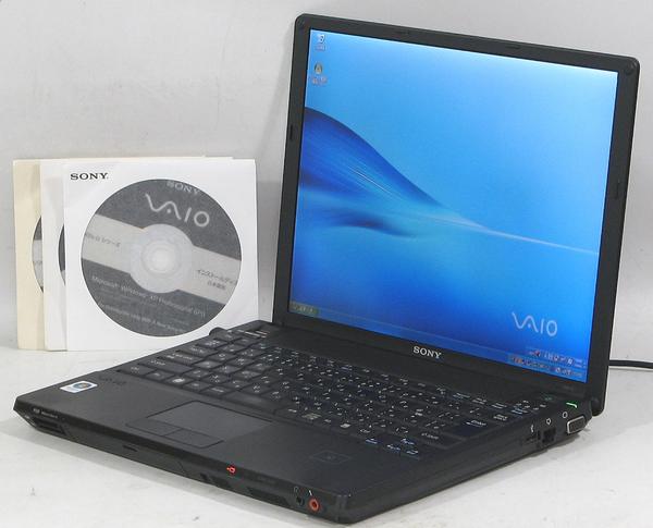 SONY VAIO VGN-G3AAPS/Core2Duo/12C`/LAN/WindowsVista/yÃp\RzyÁz \j[@oCI