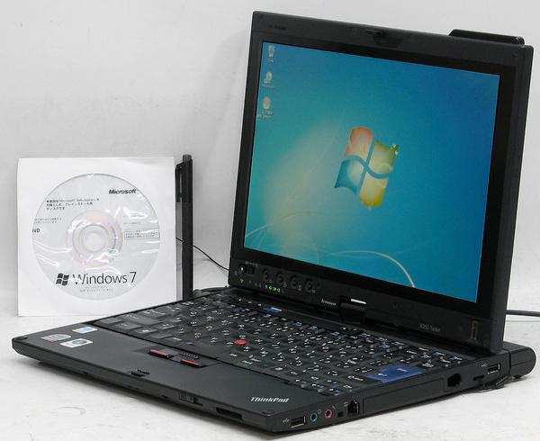 Lenovo ThinkPad X200 Tablet 7453-B68 Win7Pro 64bit(MRR)tyÃp\RzyÁz Ãp\R m[g@windows7