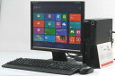 中古パソコン Lenovo ThinkCentre M90p 3853-H3J■17液晶セット Windows8(Corei5 DVD-ROM グラボ ビデオカード 17インチ レノボ IBM)【中古】 P20Feb16