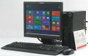 中古パソコン Lenovo ThinkCentre M90p 3853-H3J■15液晶セット (Corei5 DVD-ROM グラボ ビデオカード 15インチ Windows8 レノボ)【中古】 P20Feb16