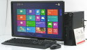 中古パソコン Lenovo ThinkCentre M90p 3853-H3J■24液晶セット Windows8(Corei5 DVD-ROM グラボ ビデオカード 24インチ Windows8 レノボ)【中古】 P20Feb16