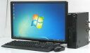 中古パソコン Lenovo ThinkCentre M90p 3853-H3J■24液晶セット(Corei5 DVD-ROM 24インチ ビデオカード グラボ Windows7 Pro DtoD デル)【中古】 P20Feb16