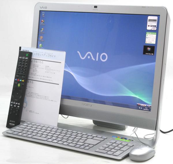 中古パソコン SONY VAIO VGC-JS94FS 20インチワイド一体型(Core2…...:used-pcshop:10008379