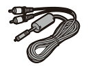 【小型宅配便(定型外郵便)対応可能】☆パナソニック(Panasonic)☆ スリムデジタルカメラ用 AVケーブル部品コード:K1HY08YY0016 純正部品 消耗品