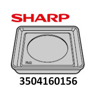 ◆SHARP　ウォーターオーブン用　角皿（1枚） ◆◆◆シャープ　ヘルシオ◆◆部品コード：3504160156■新品 対応機種:AX-HT3-T AX-HT3-W AX-HT4-C