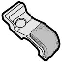 【定形外郵便対応可能】SHARP(シャープ)掃除機用 ブラシカバー(右)部品コード:2171102421【宅コ】