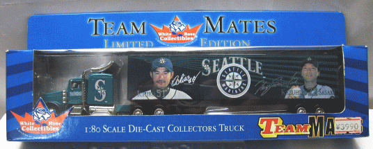 【レア！セール!】MLBシアトルマリナーズ★2001チームメイツトラック1/80COLLECTORS TRUCK